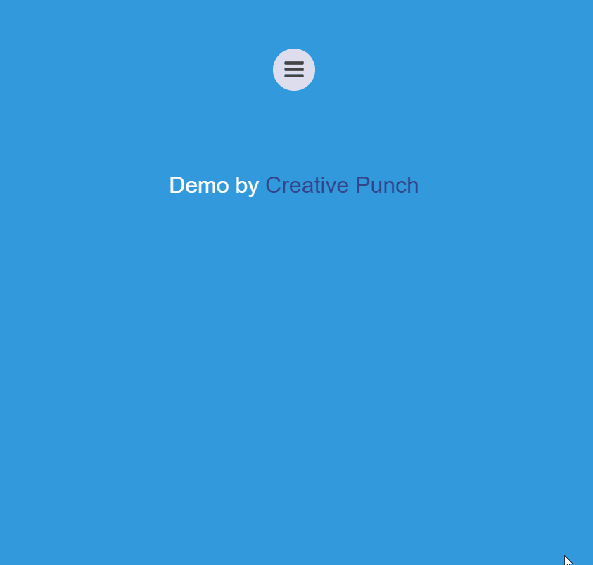 CSS Circle Menus - Animated radial / circular menu