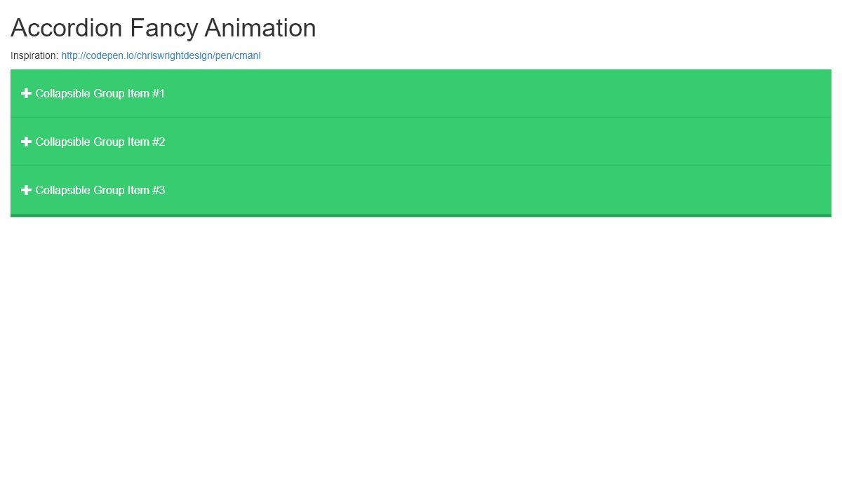 Bootstrap Accordions - Accordion Fancy Animation
