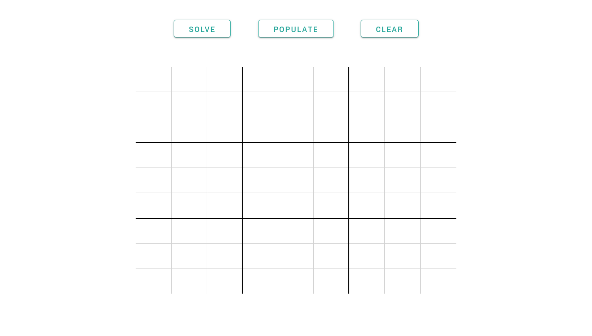 JavaScript Sudoku Games - Sudoku Board