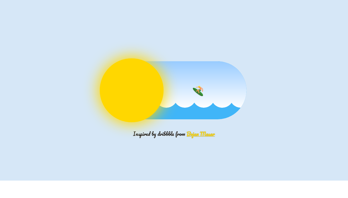 CSS Toggle Switches - (Almost) Pure CSS Night/day Toggle