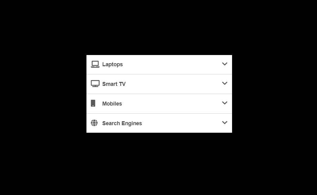Bootstrap Accordions - Bootstrap 4 accordion menu dropdown with font awesome icons