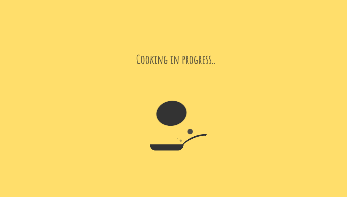 CSS Loaders - 'Making pancake' loader