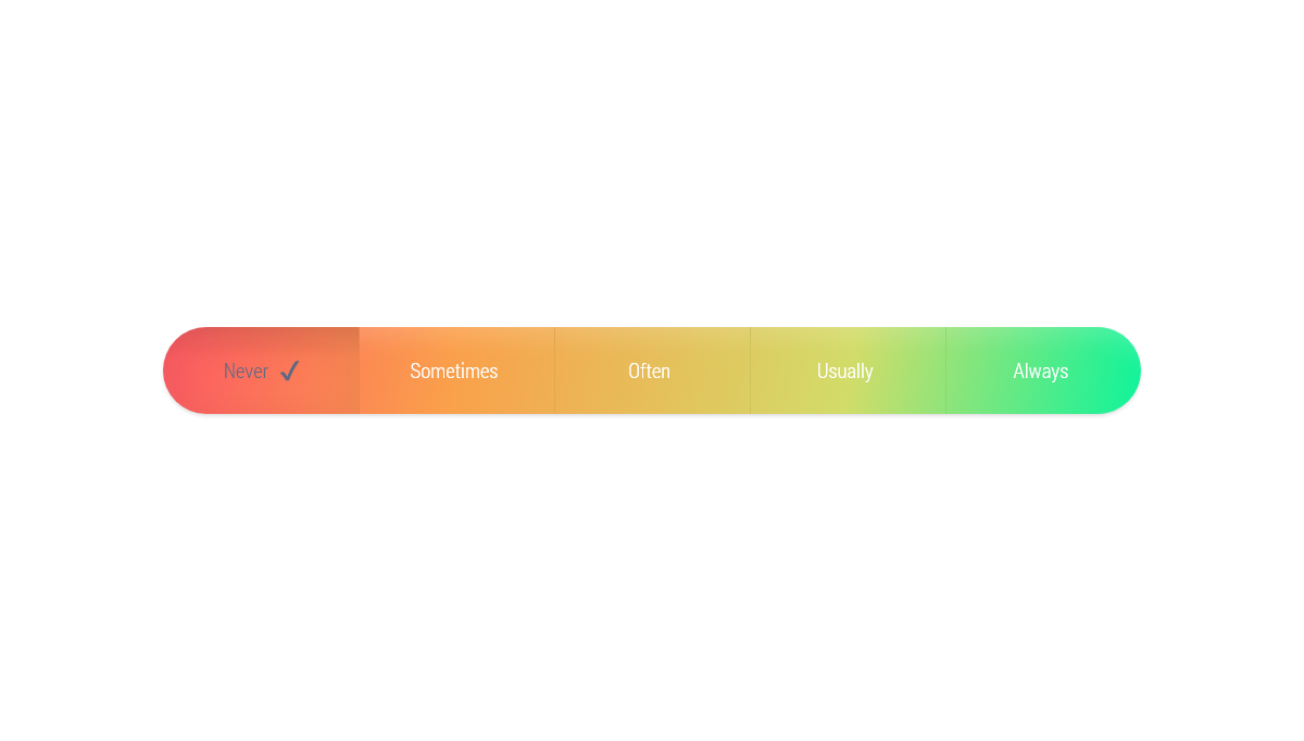 Radio Buttons CSS - Radio Button Input Scale