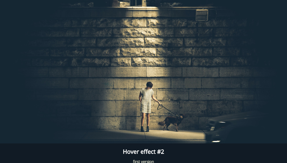 CSS Image Effects - Image hover effect