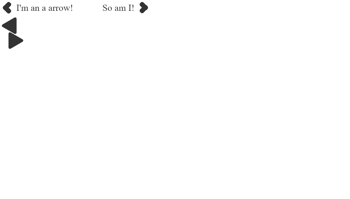 CSS Arrows - CSS arrows with rounded corners