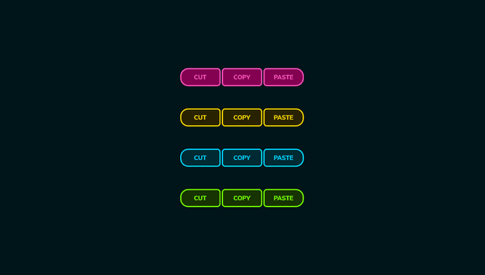 CSS Buttons - multibutton - pillbox