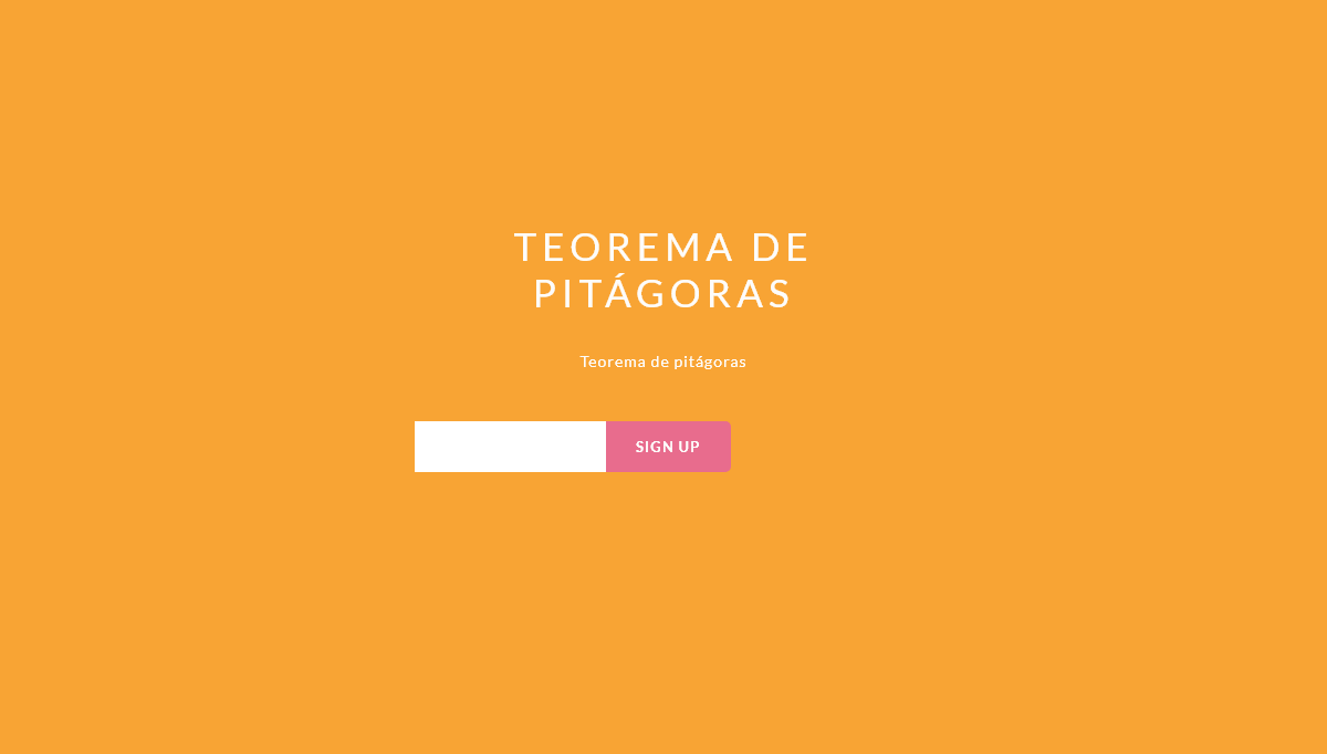 CSS Forms - Sign Up Form