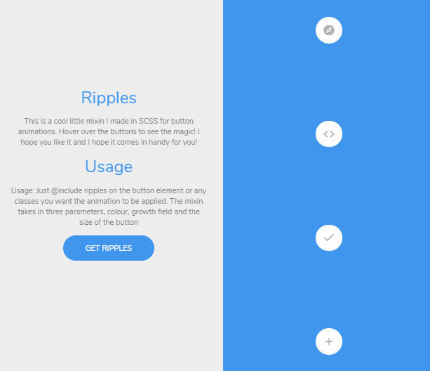 CSS Ripple Effects - CSS Ripples