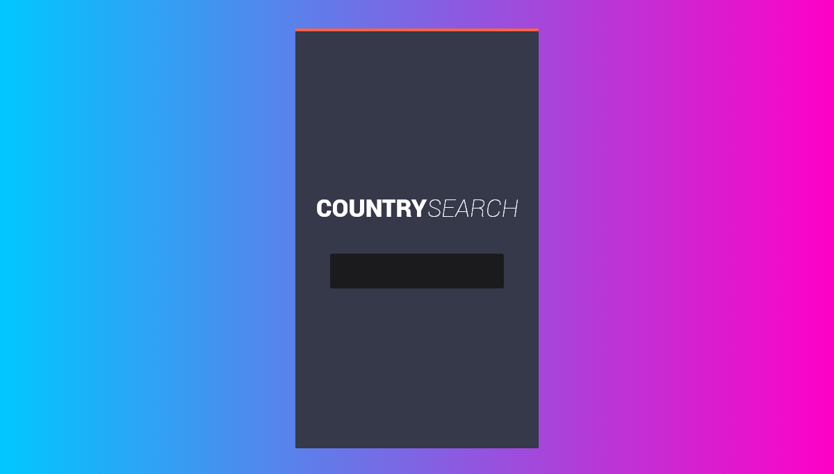 CSS Forms - Simple Mobile Search input
