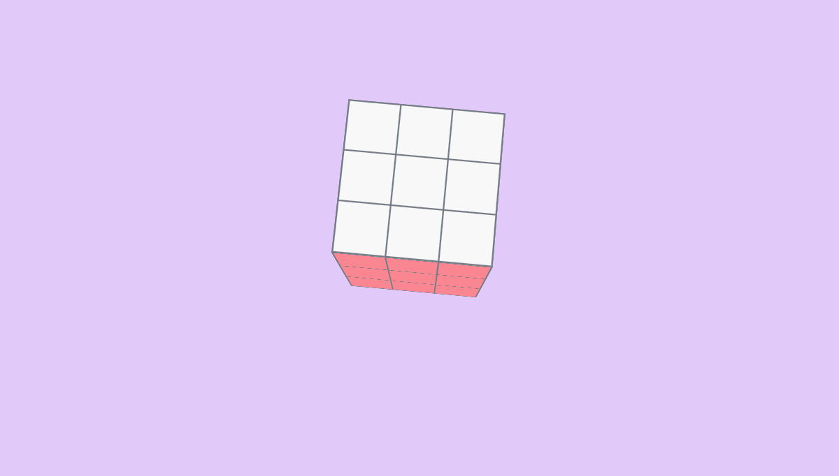 CSS Cubes - CSS Pastel Rubik's Cube