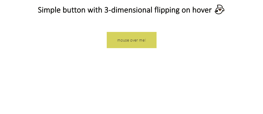 CSS Flat Buttons - Flipping button | pure CSS