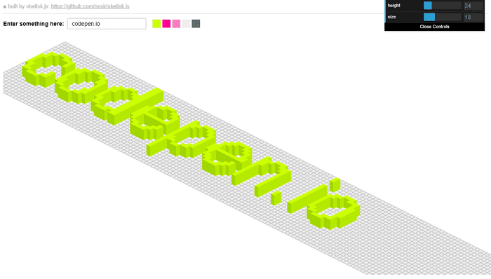 jQuery Input Text - Pixel Isometric Input Text Rendering