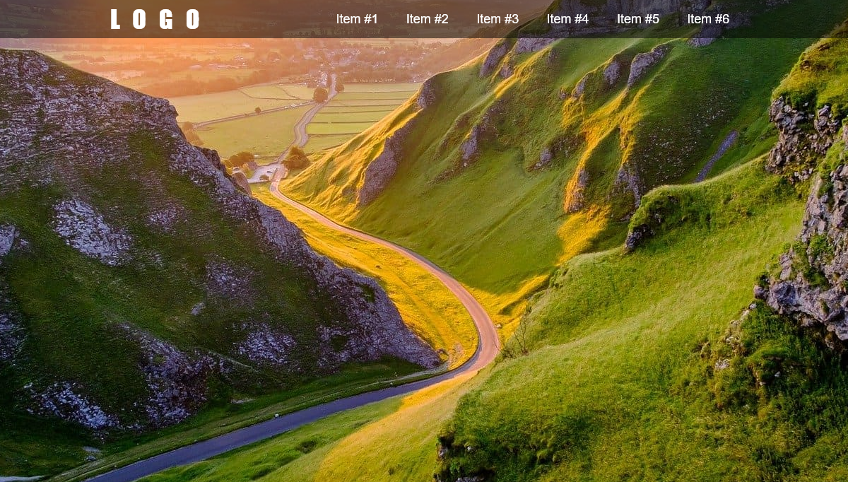 CSS Menu - Only CSS and Responsive Hamburguer Menu