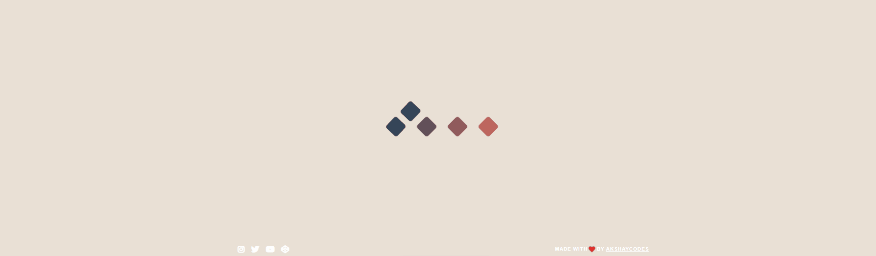 CSS Loaders - Domino preloader