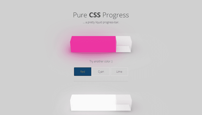 CSS Progress Bars - Pure CSS Progress