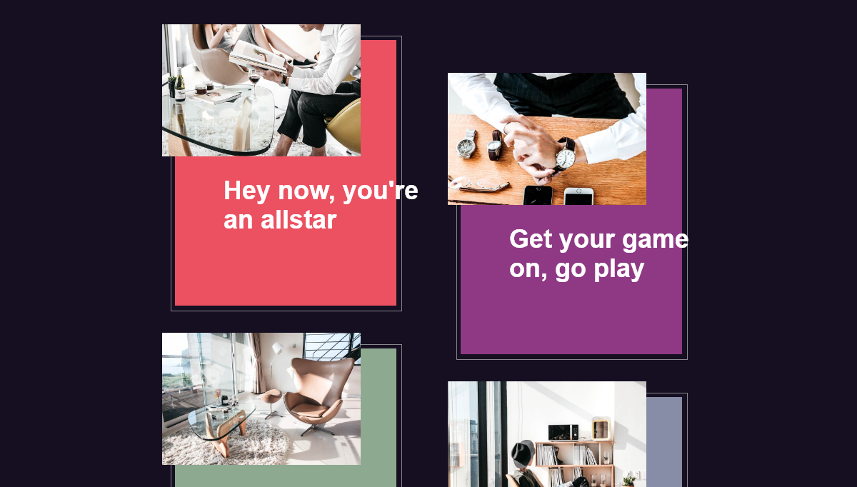 CSS Page Transitions - Expanding card page transition effect