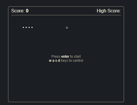 JavaScript Snake Games - React Game: Snake