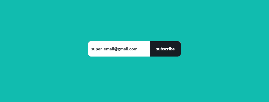 CSS Subscribe Forms - Subscribe Form Animation