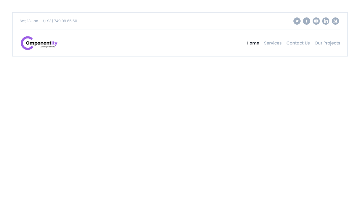 CSS Tab Bars - Navbar TailwindCSS - 4th