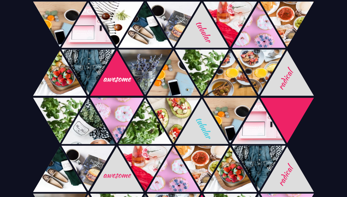 CSS Triangles - Triangle Grid Images