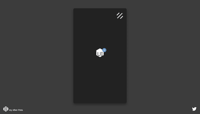CSS Menu - Mobile navigation animation