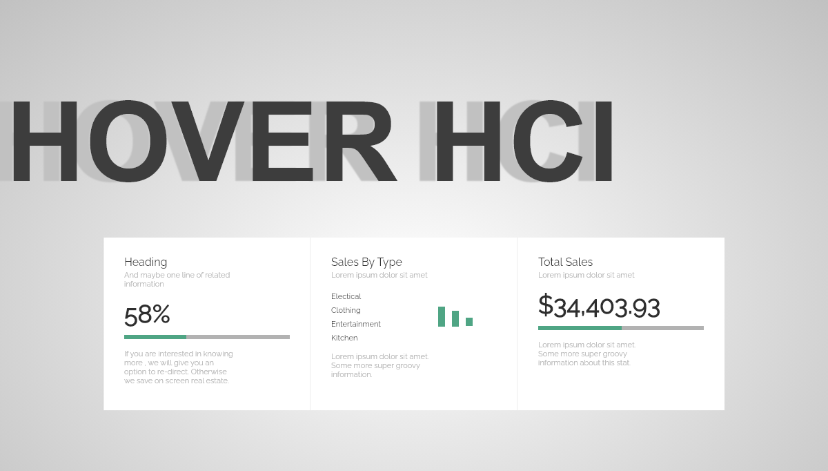 CSS Animation Examples - Animated info-cards