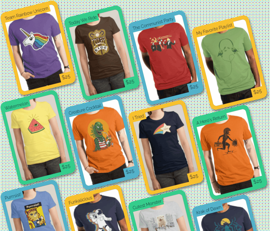 CSS Cards - Responsive skewed eCommerce CSS Grid 