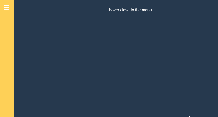 CSS Menu - SVG Gooey Hover Menu Concept