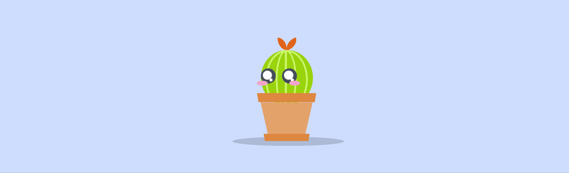 CSS Illustrations - CSS Succulent Illustration