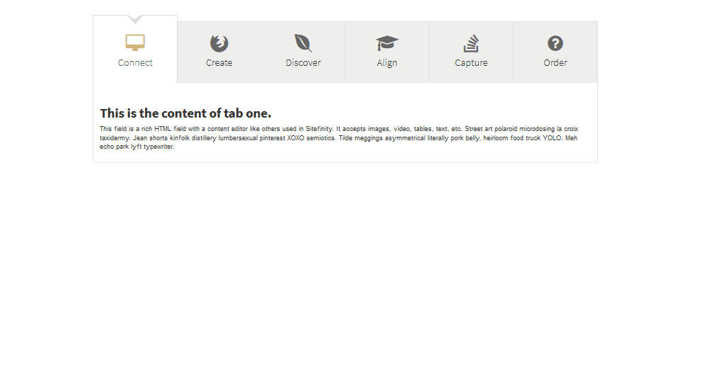 jQuery Tabs - Featured Tabs