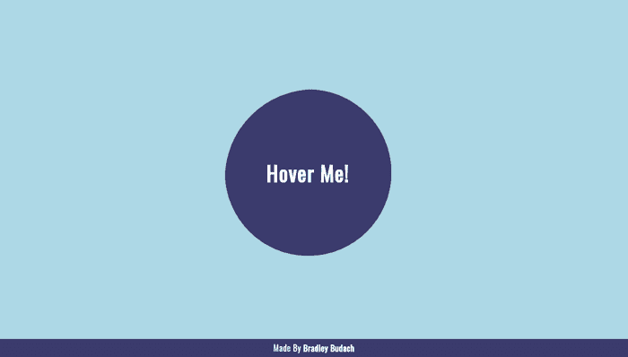 CSS Hover Effects - Pure CSS Circle Hover Affect