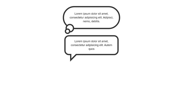 CSS Speech Bubbles - Pure CSS speech and thought bubbles
