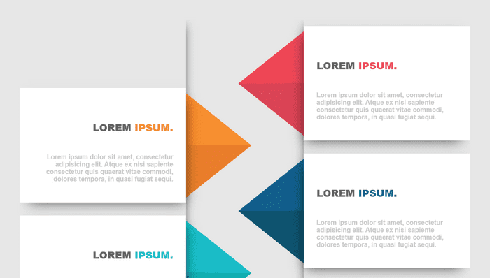 CSS Triangles - text + double triangle 