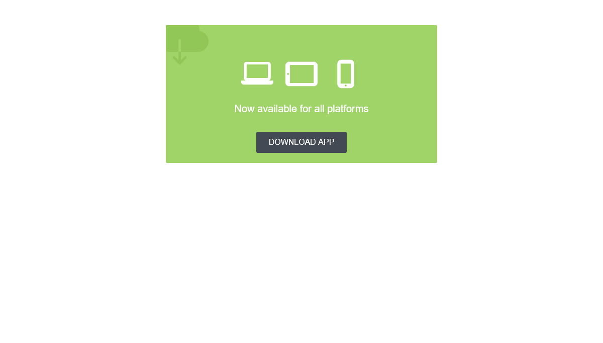 CSS Download Buttons - App download widget