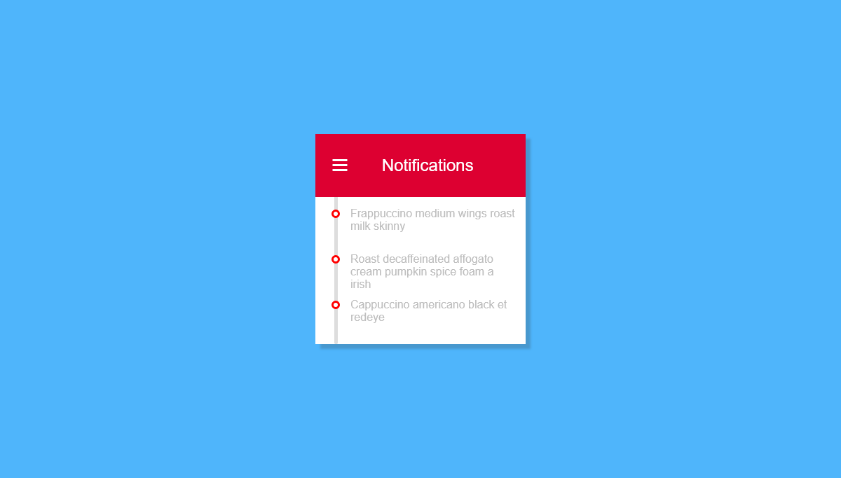React Notifications - SideBar + Notification (React)