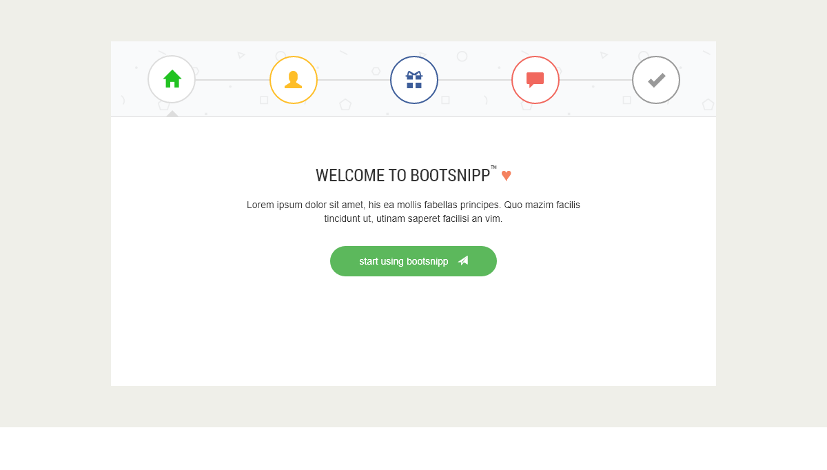 jQuery Tabs - Bootstrap Circular Tabs