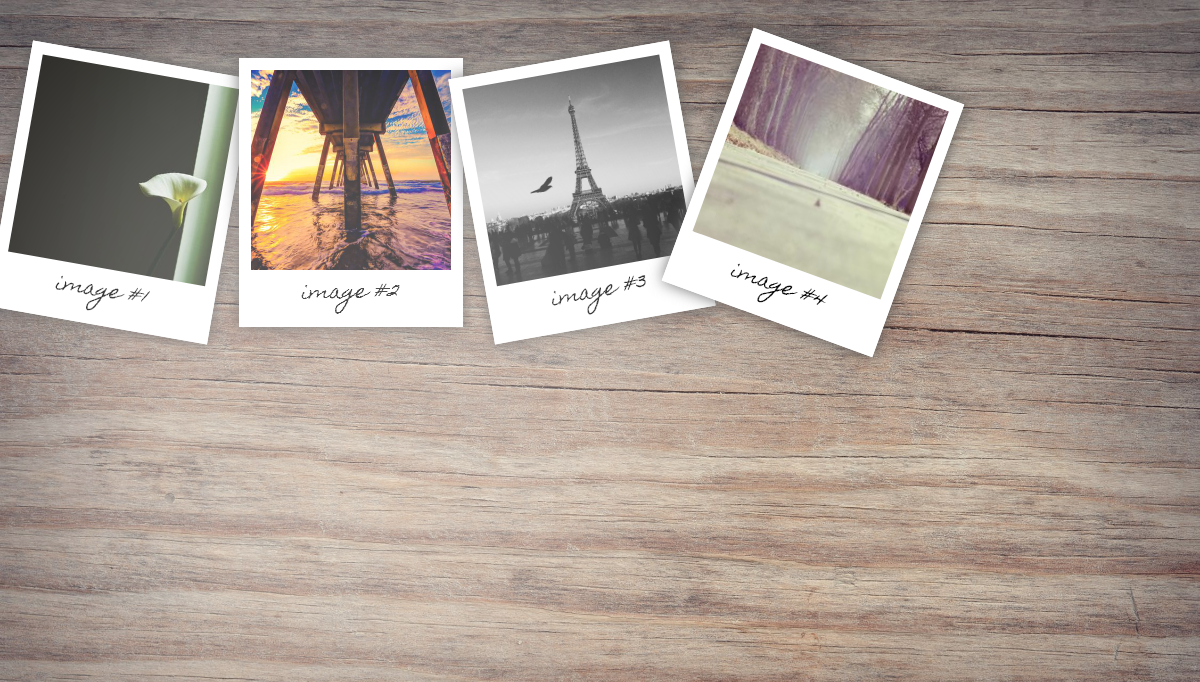 CSS Image Effects - Polaroid images [HTML/CSS] 