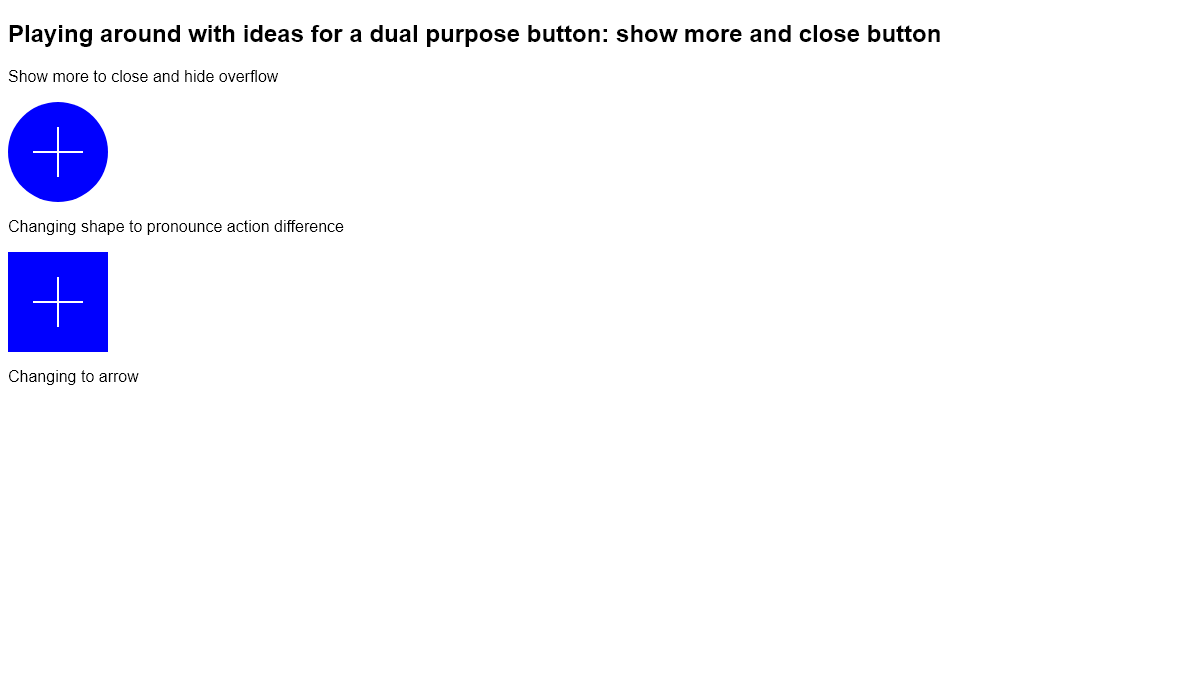 CSS Close Buttons - All CSS Plus to Close button with Animation