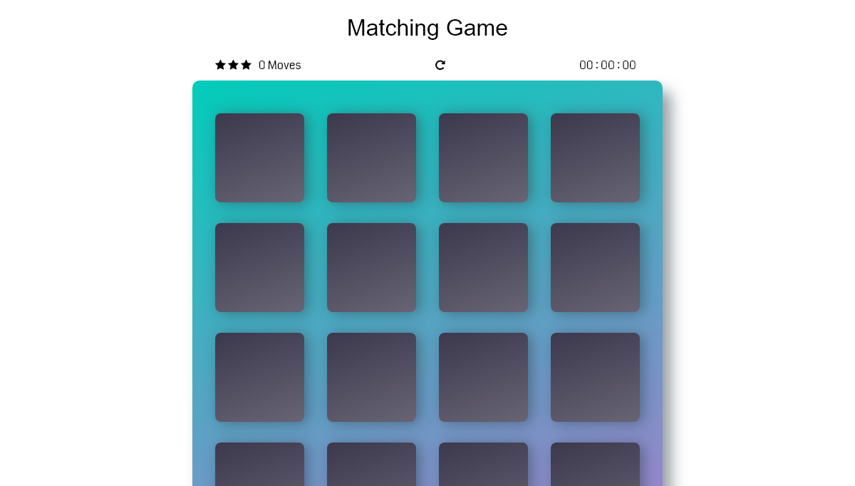 JavaScript Memory Games - Memory Game Master - Udacity FEND