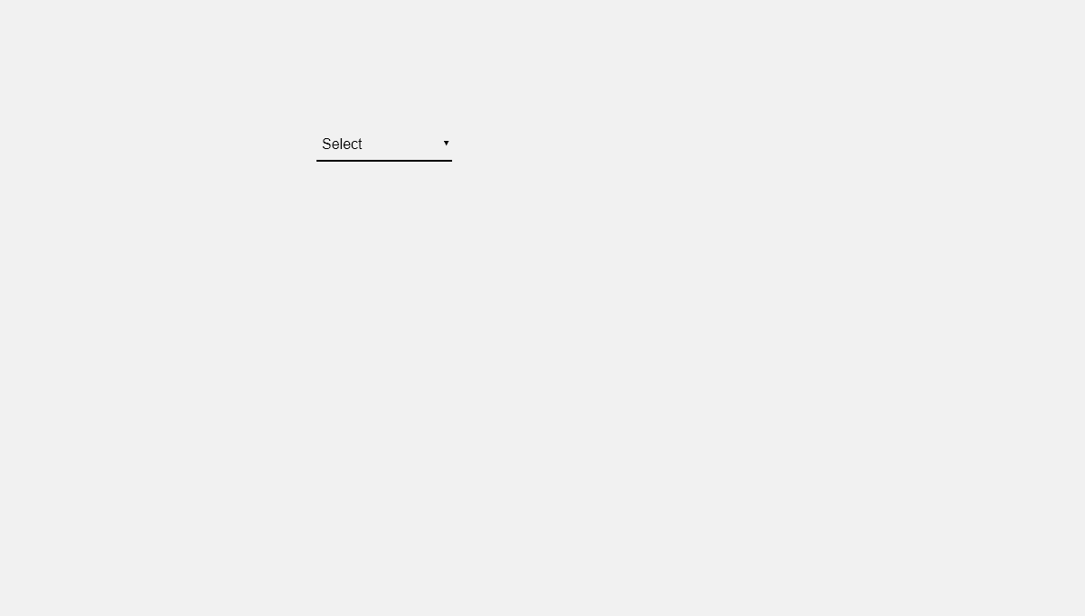 CSS Select Boxes - Horizontal Select
