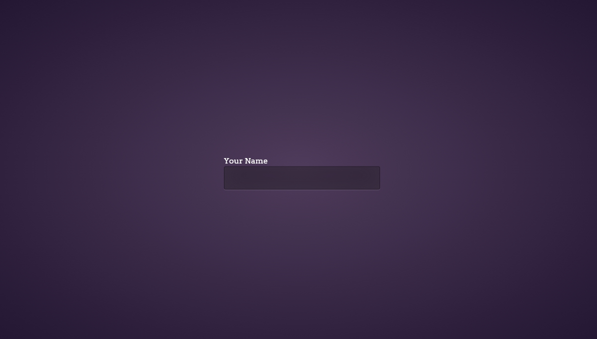 jQuery Input Text - Simple focus in/out input animation