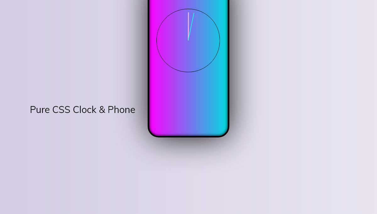 CSS Clocks - Pure CSS Clock