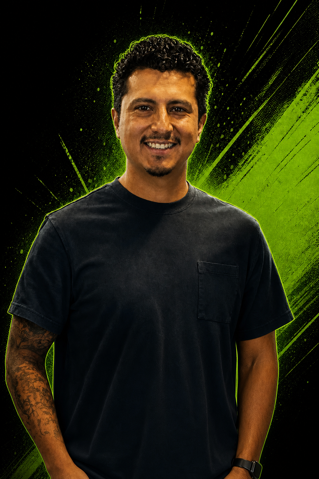 Jose, barber at Fade Lab Barbershop in Buda