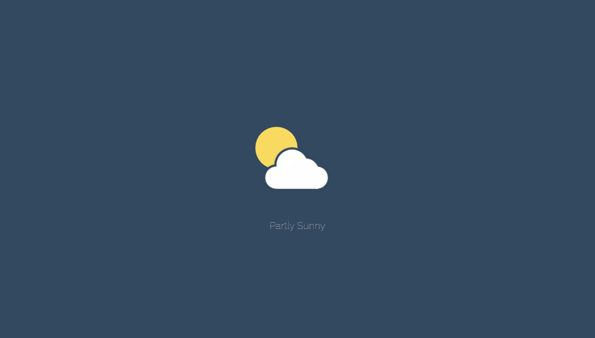 CSS Weather Icons - CSS3 animated weather icons