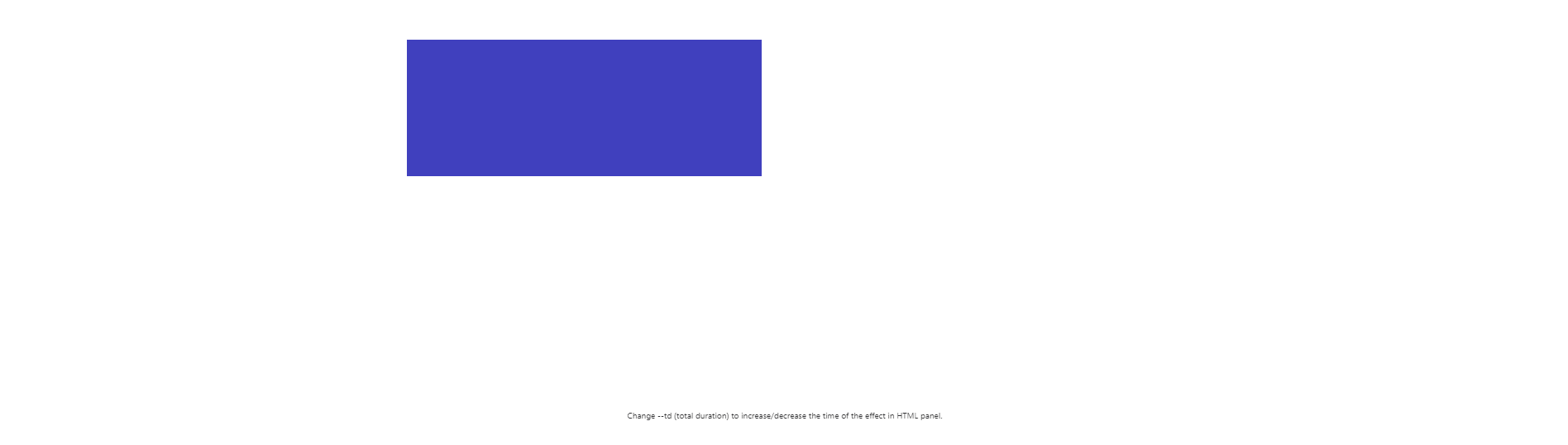 CSS Animation Examples - CSS Block Revealing Effect