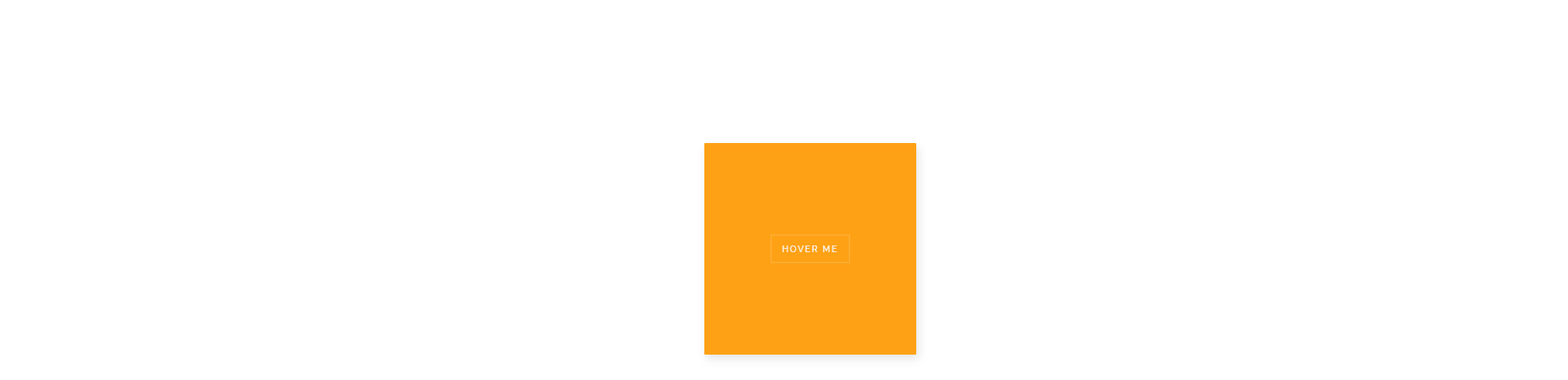 CSS Buttons - Orange Hover Button CSS