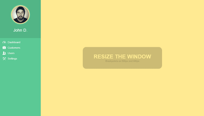 CSS Sidebar Menus - Fully responsive CSS3 menu