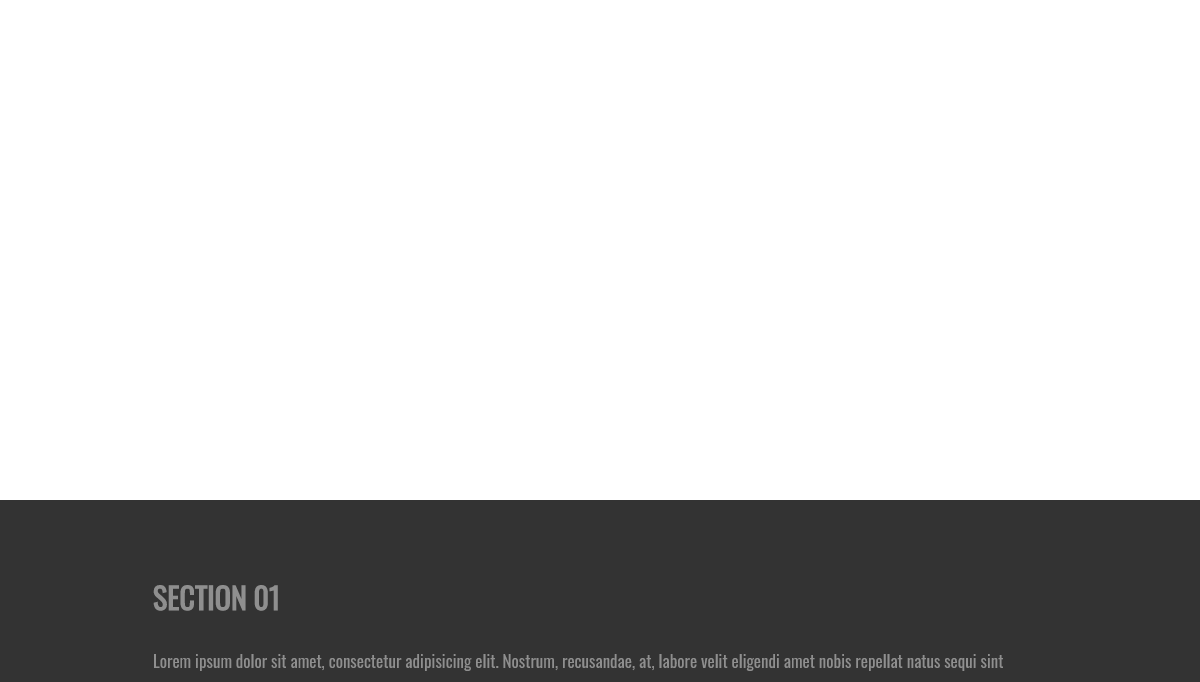 CSS Headers and Footers - Top Sliding Nav