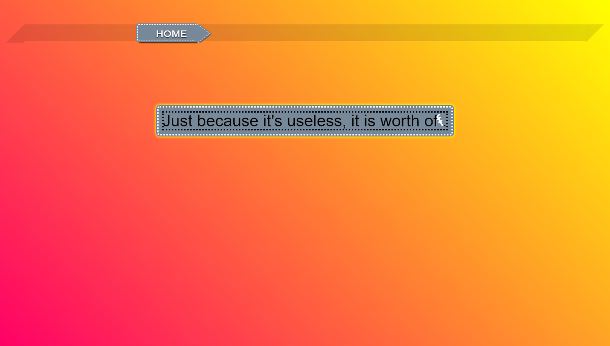 CSS Breadcrumbs - animated breadcrumbs