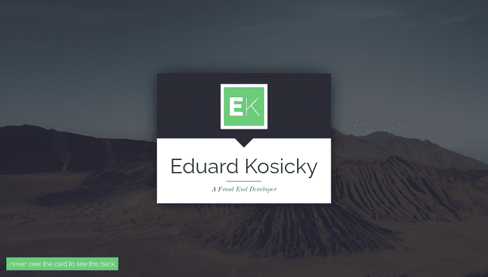 CSS Business Cards - Business Card Design - Reddit